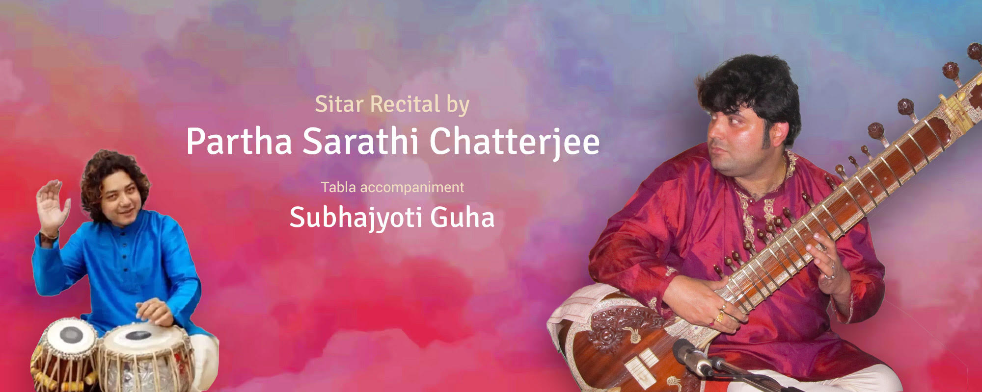image of Partha Sarathi Sitar concert with subhajyoti on tabla